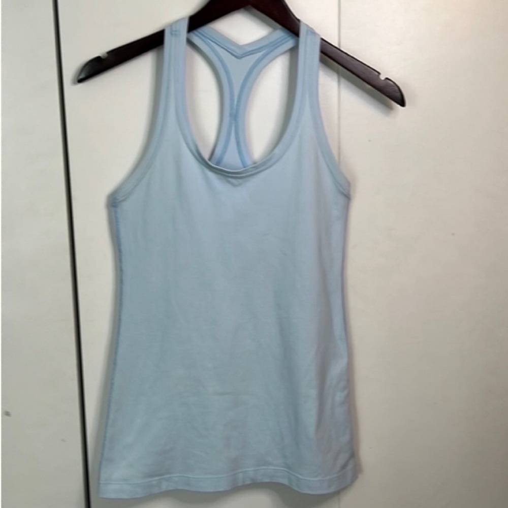 Lululemon Athletica Cool Racerback II *Nulu - Heathered Ice Milk